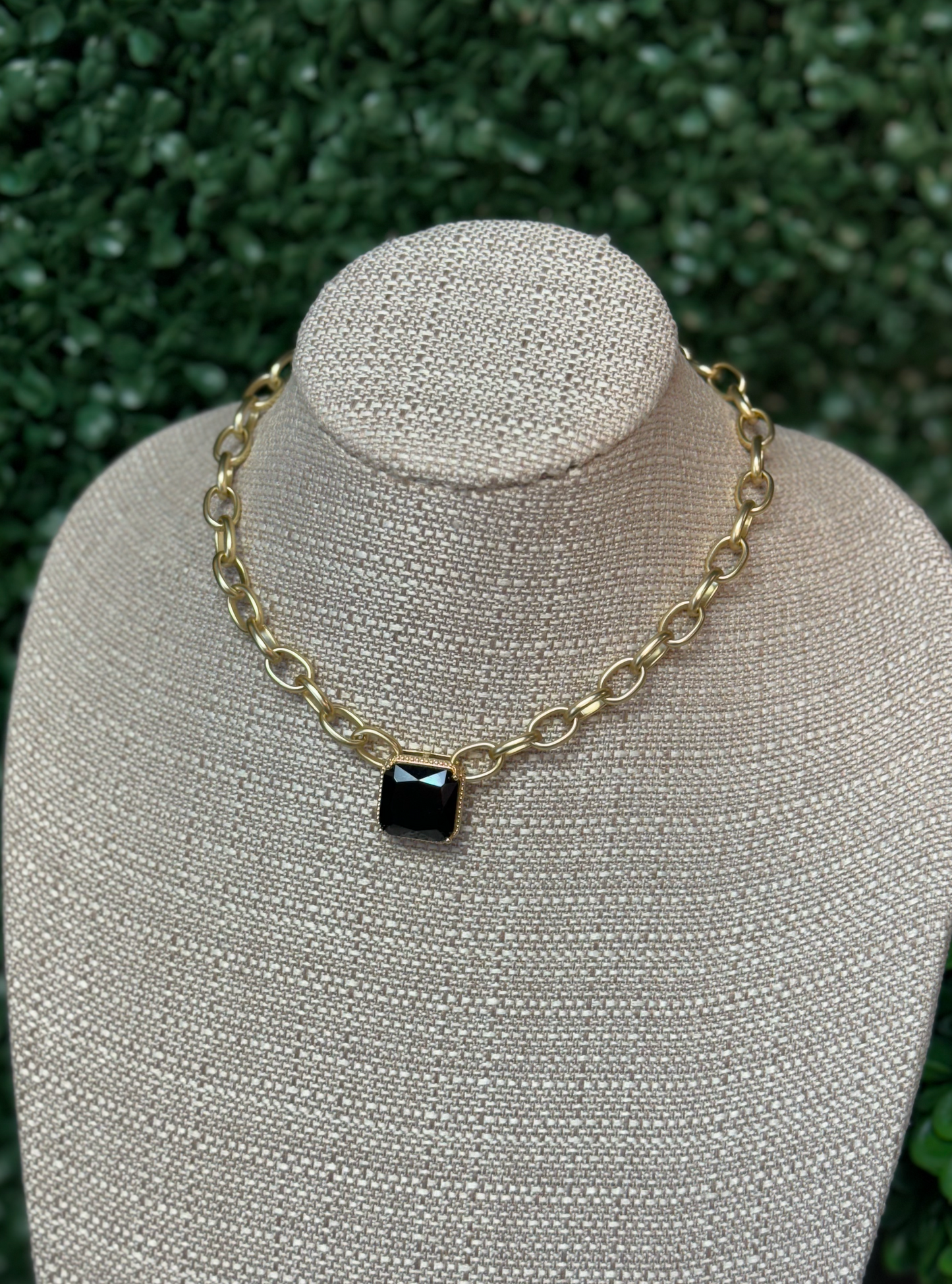 Black Statement Necklace