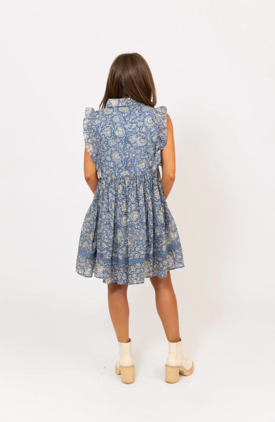 Vintage Floral Ruffle Tier Dress