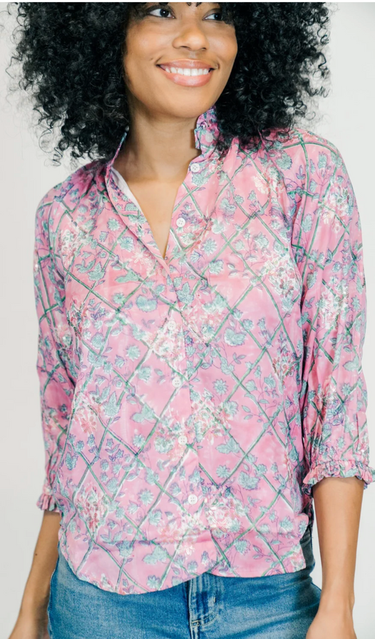The Sage Blouse | Cherry Blossom
