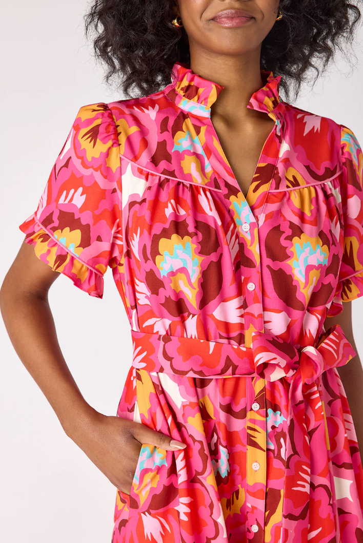 Hampton Dress | Paper Flower