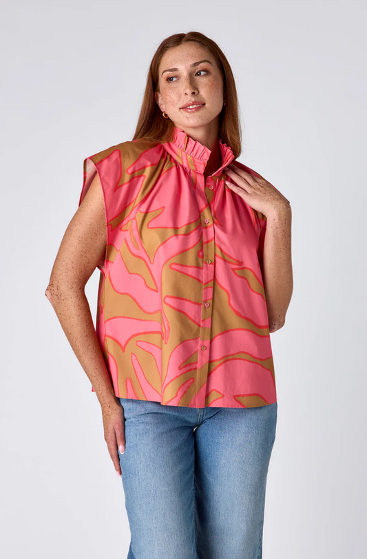 Billie Blouse | Pressed Floral