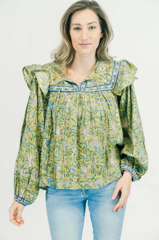 Ash Blouse | Shadowed Sprig