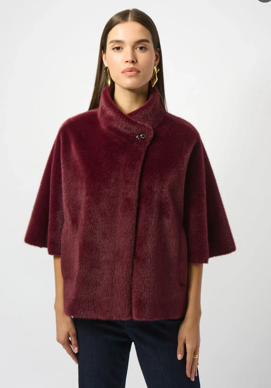 Joseph Ribkoff Faux Fur Jacket