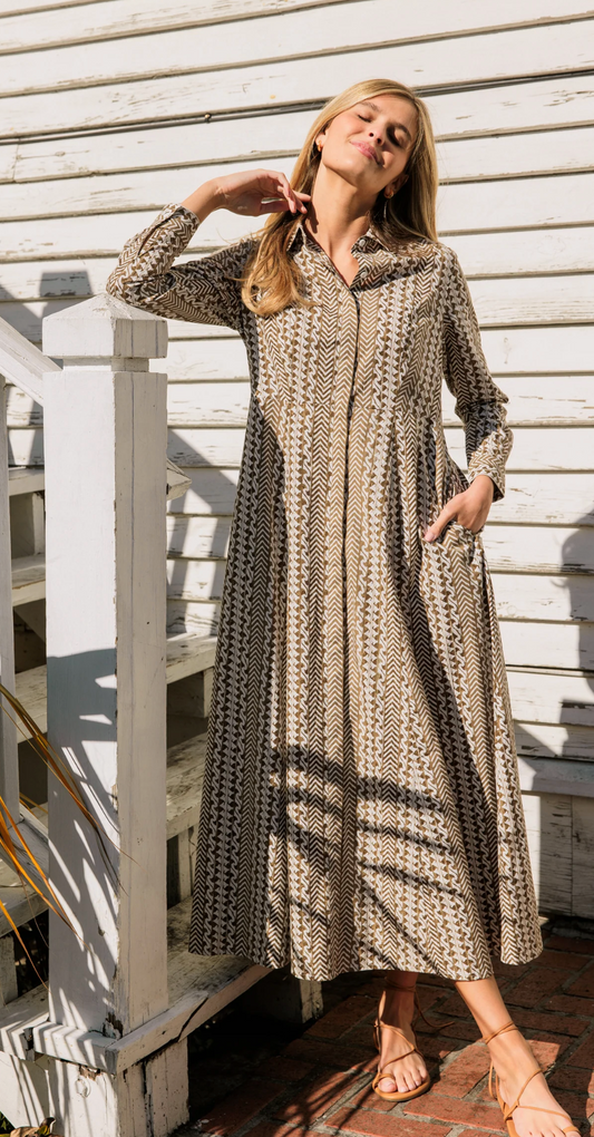 Classic Shirt Dress | Driftwood