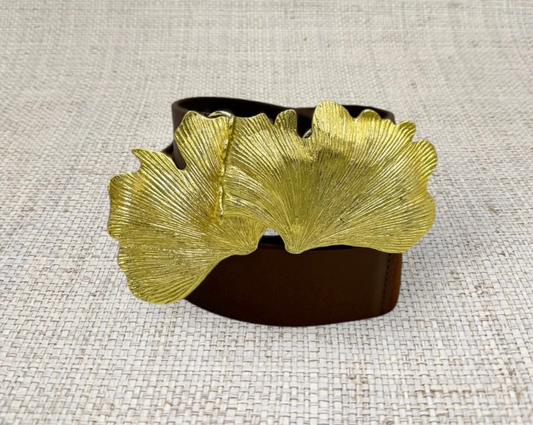 Belt Buckle-Ginkgo Leaves