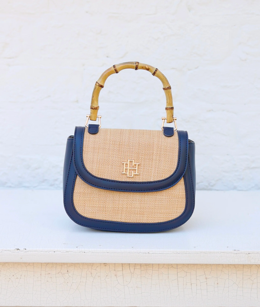 Jessica Handbag Natural Navy