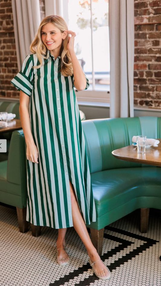 Gibbons Dress | Dunlin Stripes