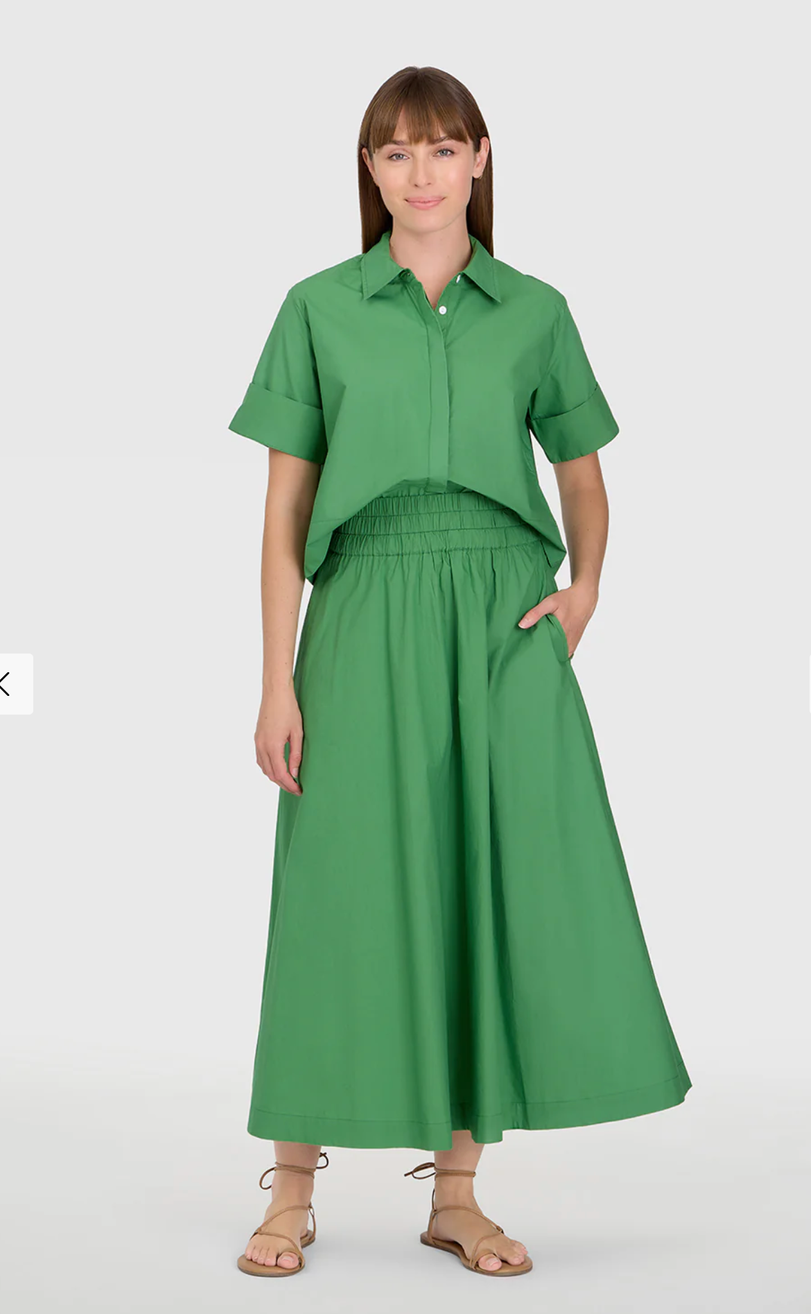 The Pavilion Skirt Set | Grass