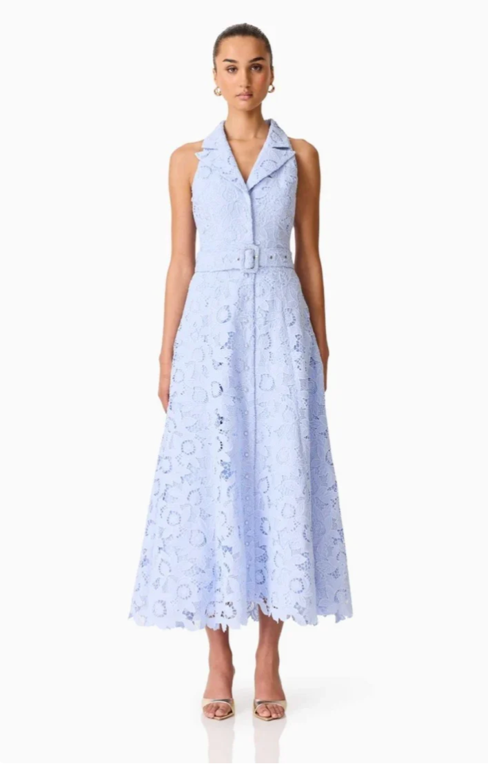 Lacy Collard Maxi Dress by Elliatt