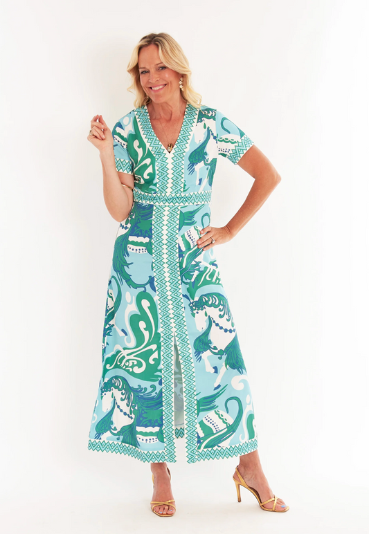 Leland Dress - Nouveau Robbins Egg