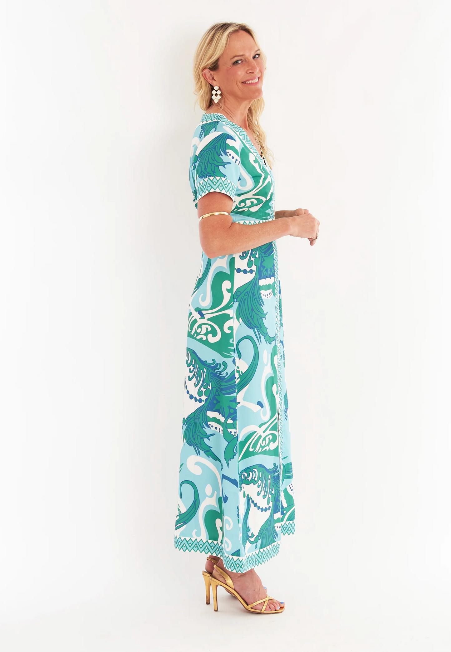 Leland Dress - Nouveau Robbins Egg