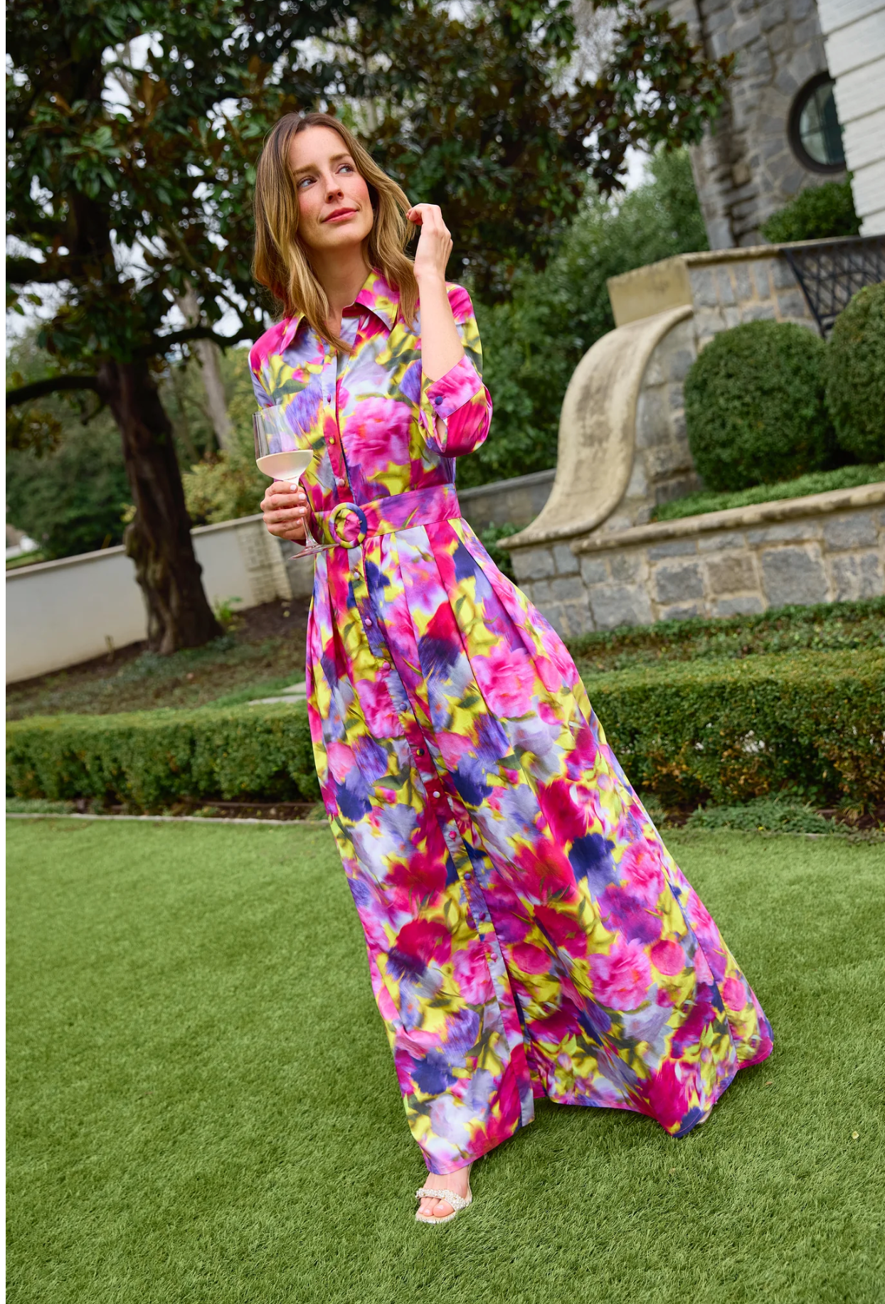Cecilia Gown Art Bloom Poplin