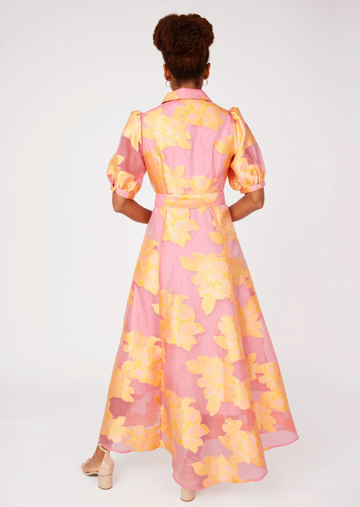Charlotte Gown Sorbet Peony Organza