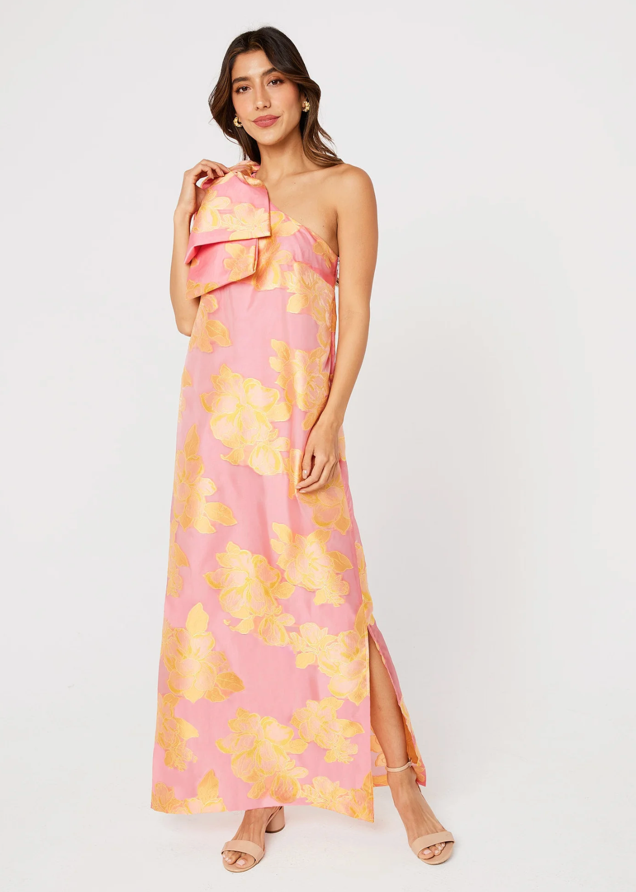 Cassie Gown Sorbet Peony Organza