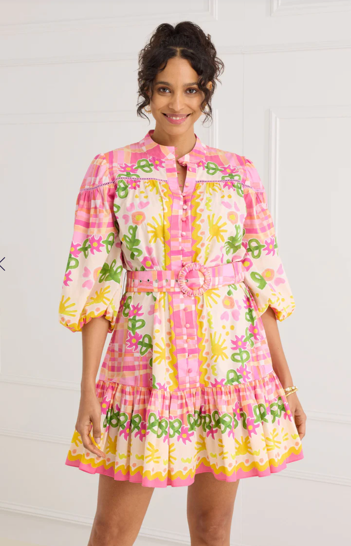 The Lori-Anne Dress | Pink Tapestry Bloom
