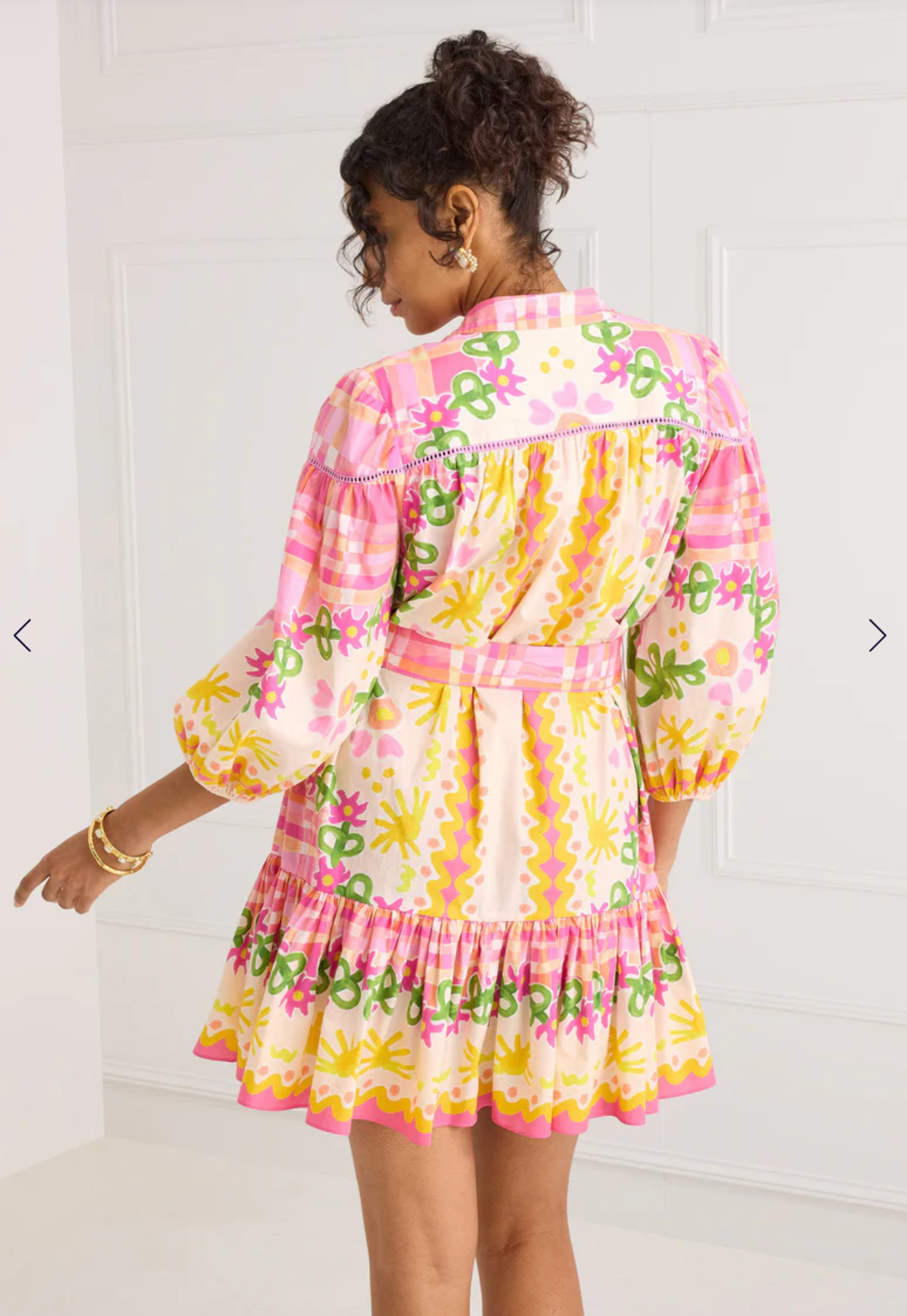 The Lori-Anne Dress | Pink Tapestry Bloom
