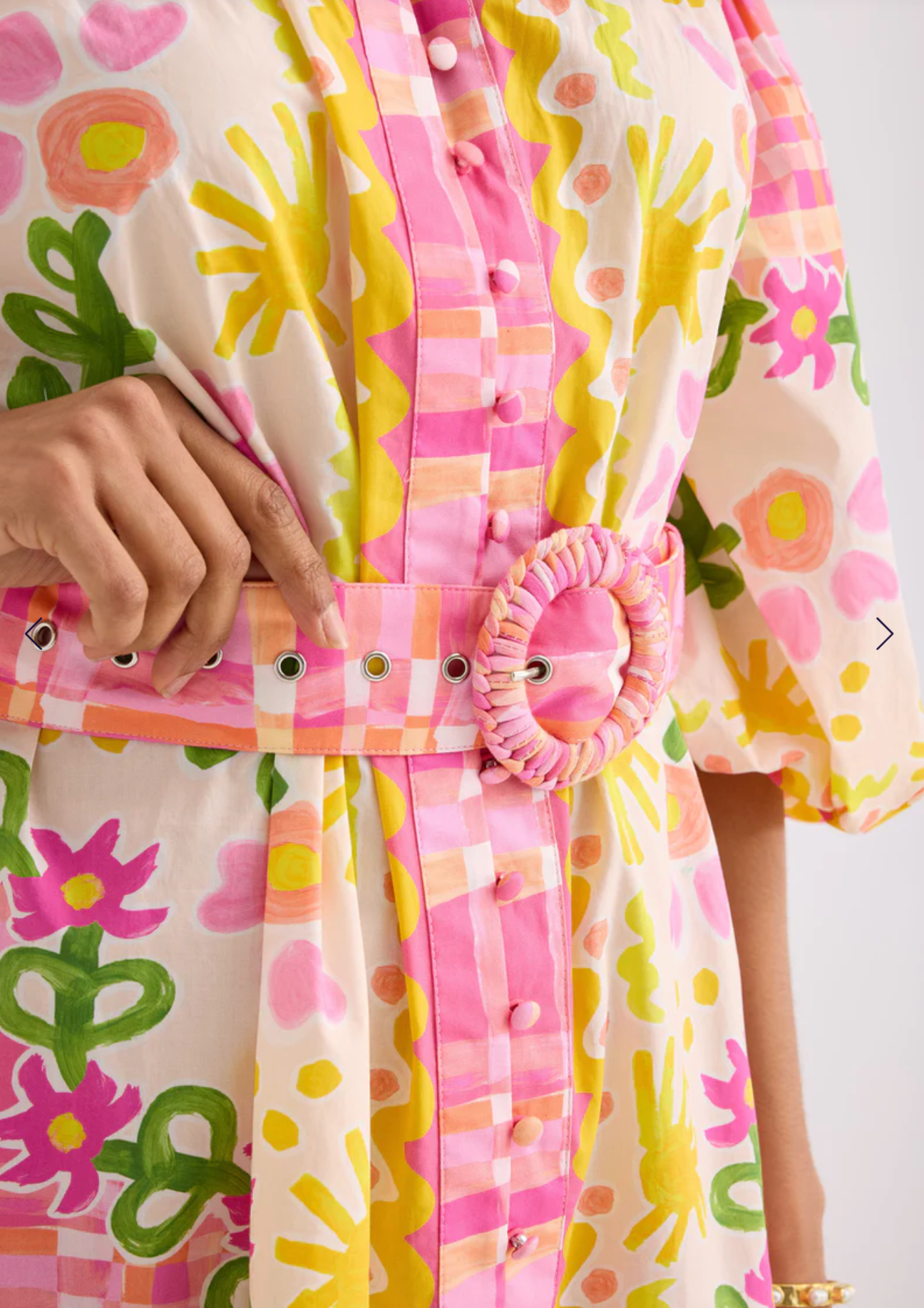 The Lori-Anne Dress | Pink Tapestry Bloom