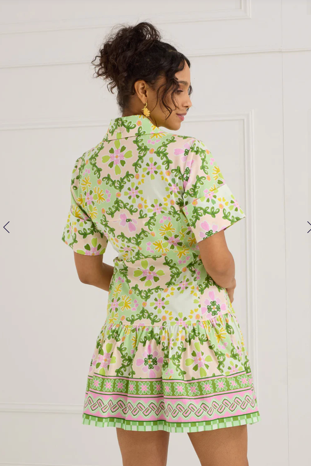 The Julia Dress | Green Clover Canvas