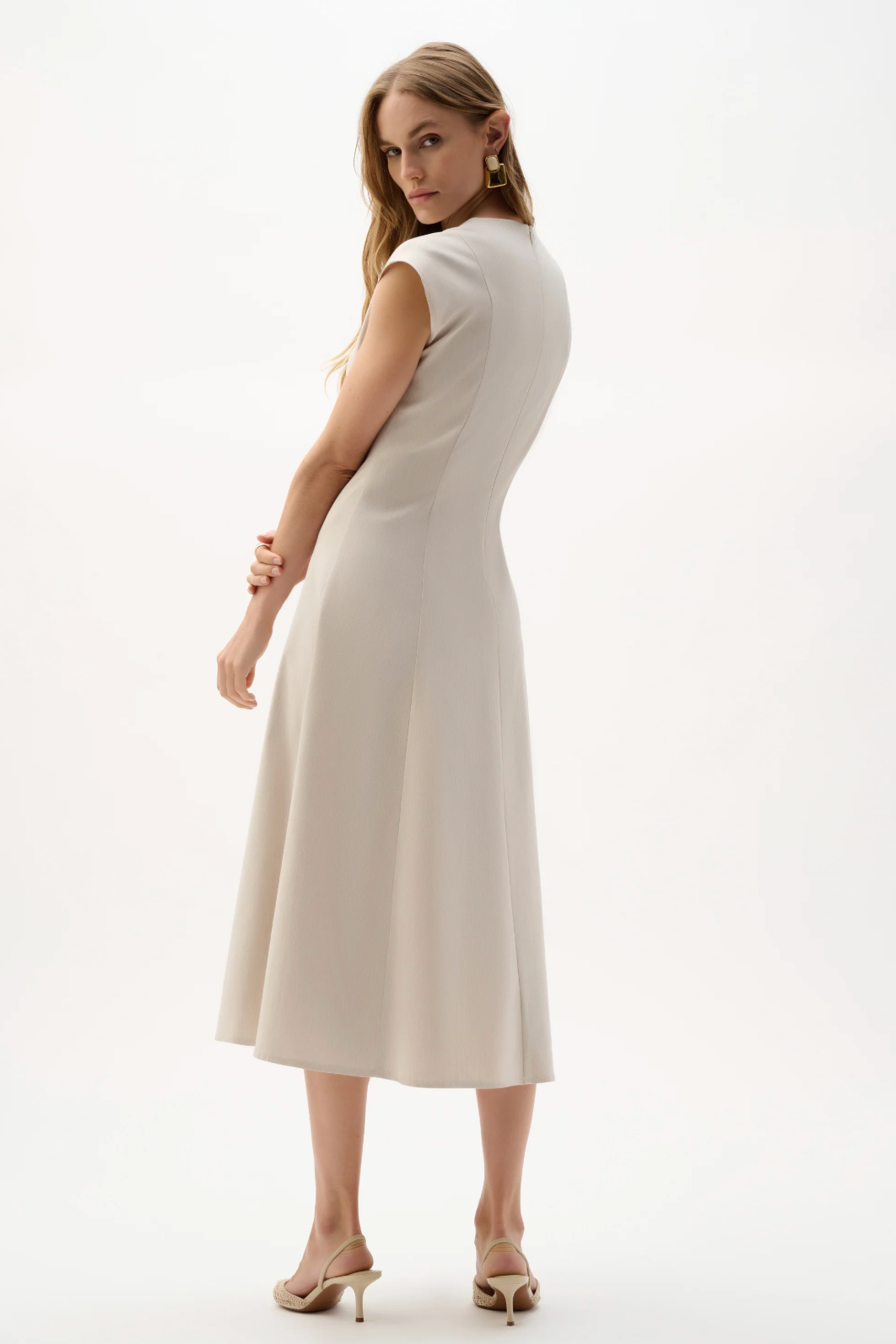 Melange Millennium Fit And Flare Dress 262129