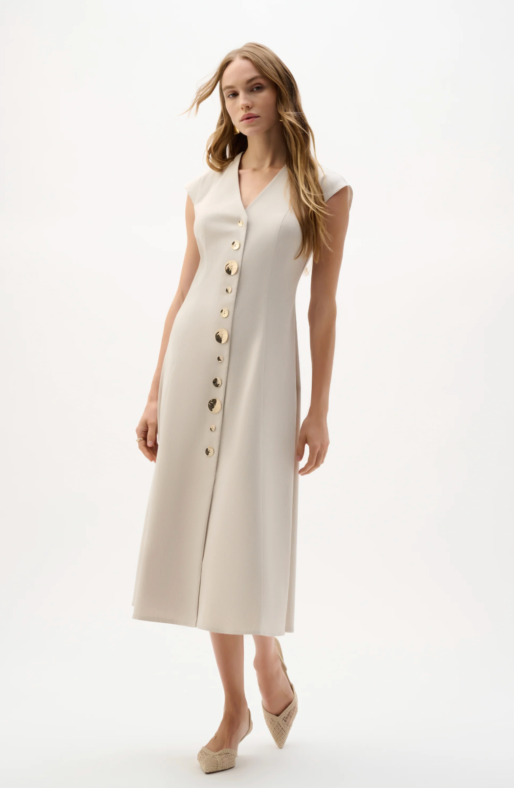 Melange Millennium Fit And Flare Dress 262129