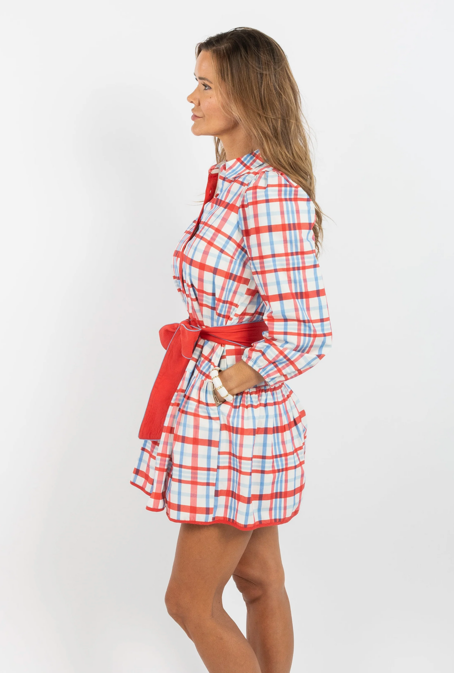 Jana Dress - Summer Plaid