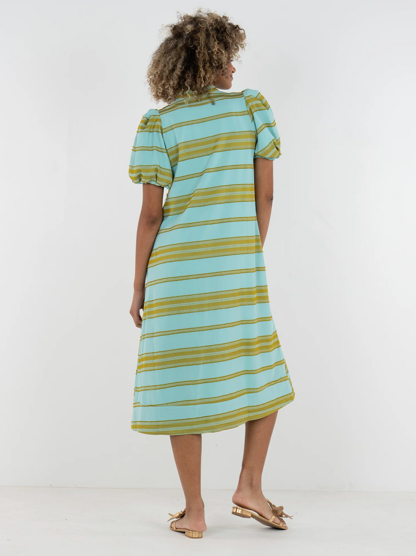 Hampton Dress | Fringe Stripe