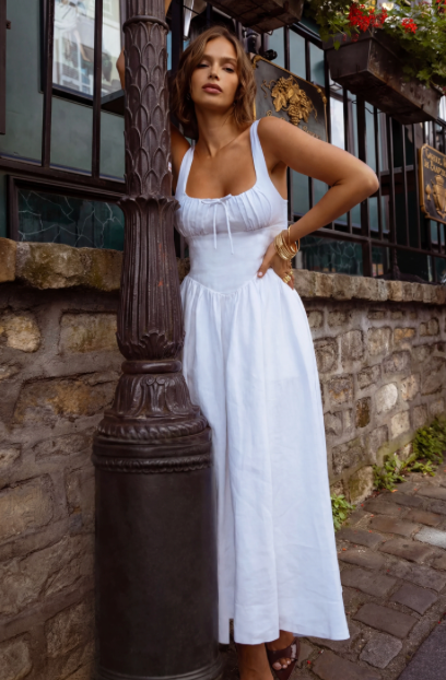 Marilyn Dress Strawberry Paris