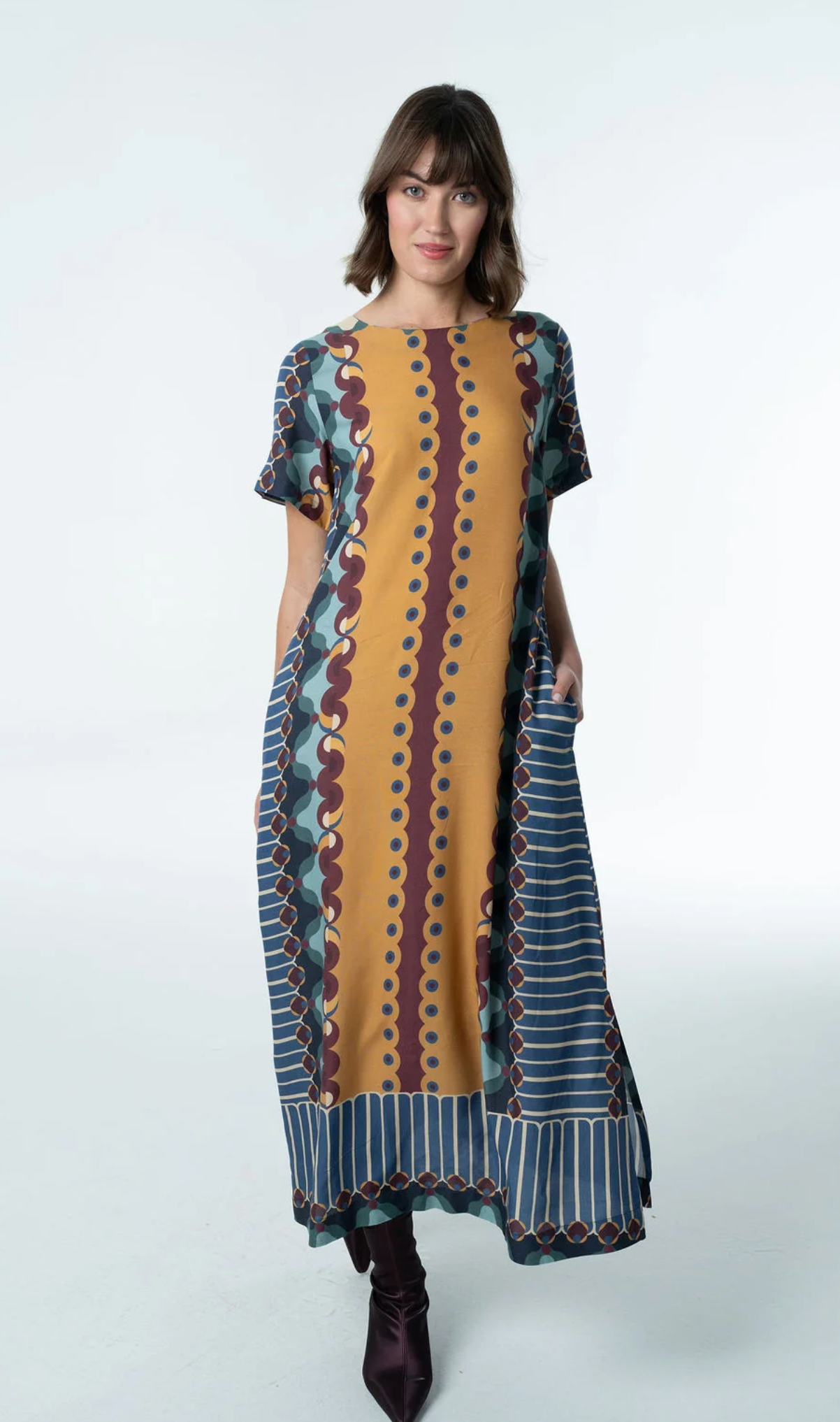 Diana Maxi Dress | Terracotta Tapestry