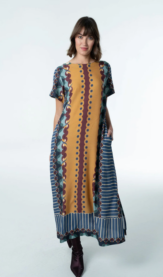 Diana Maxi Dress | Terracotta Tapestry