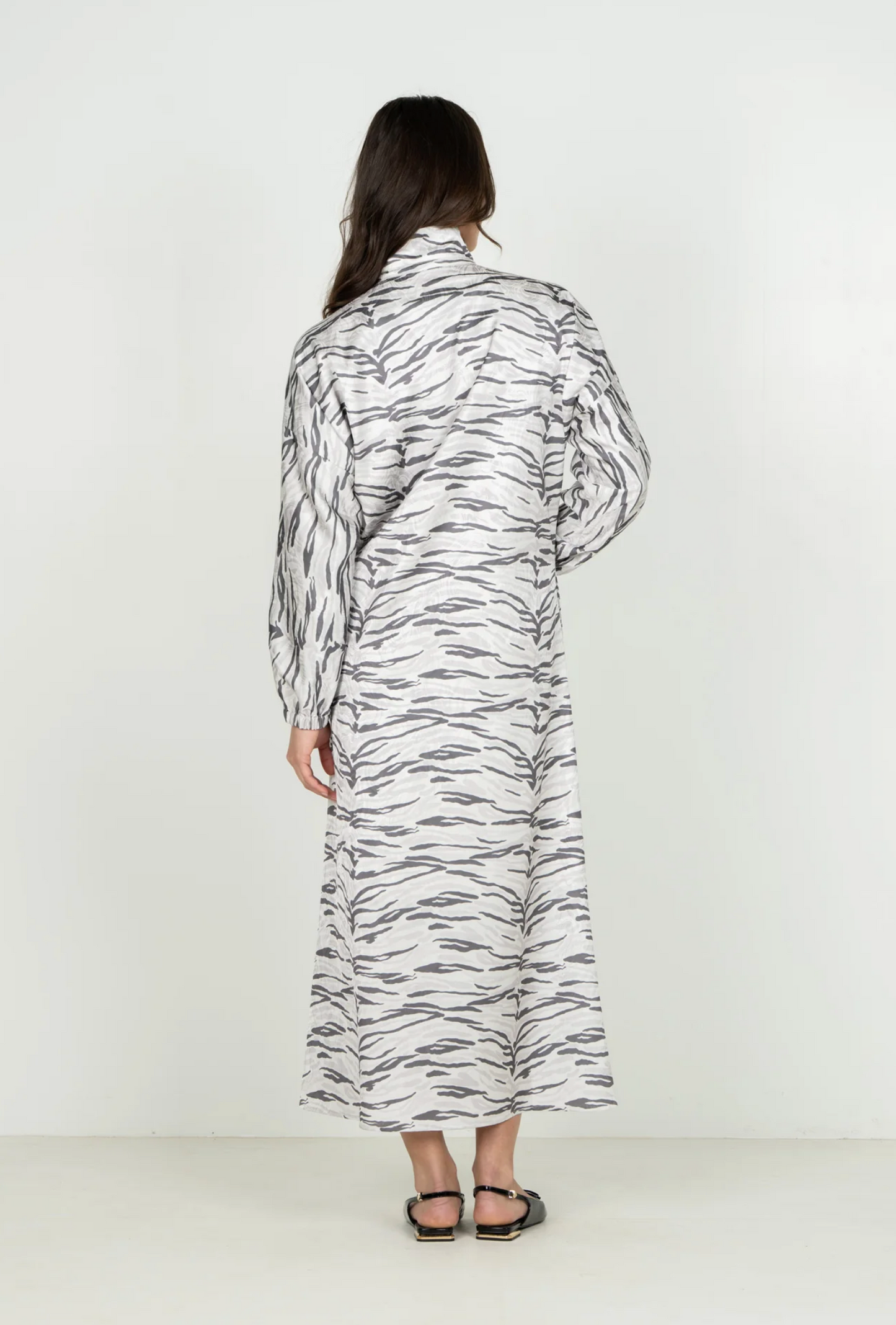 The Long Sleeve Poppy Maxi | Wild Marble