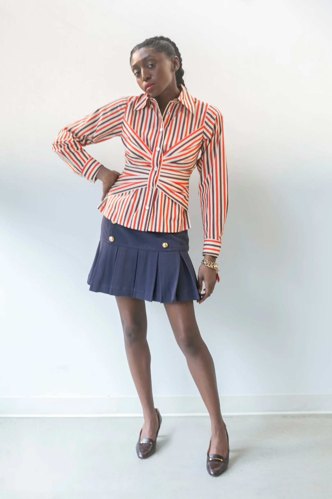 Pleated Mini