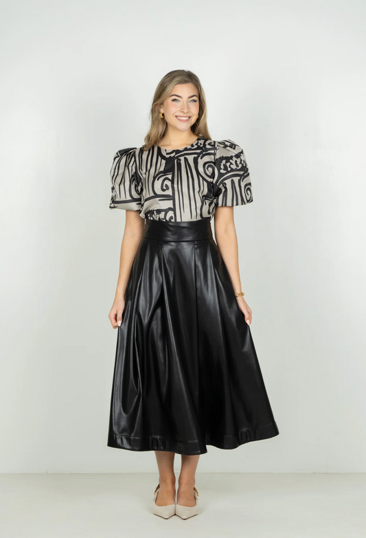 Dotty Skirt | Black