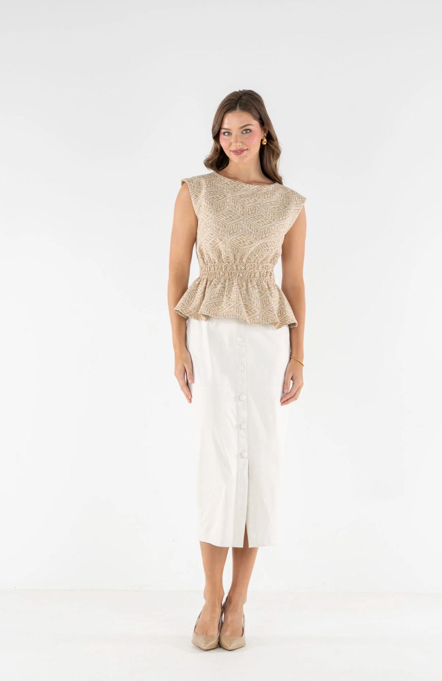 Aria Top | Mosaic Monogram