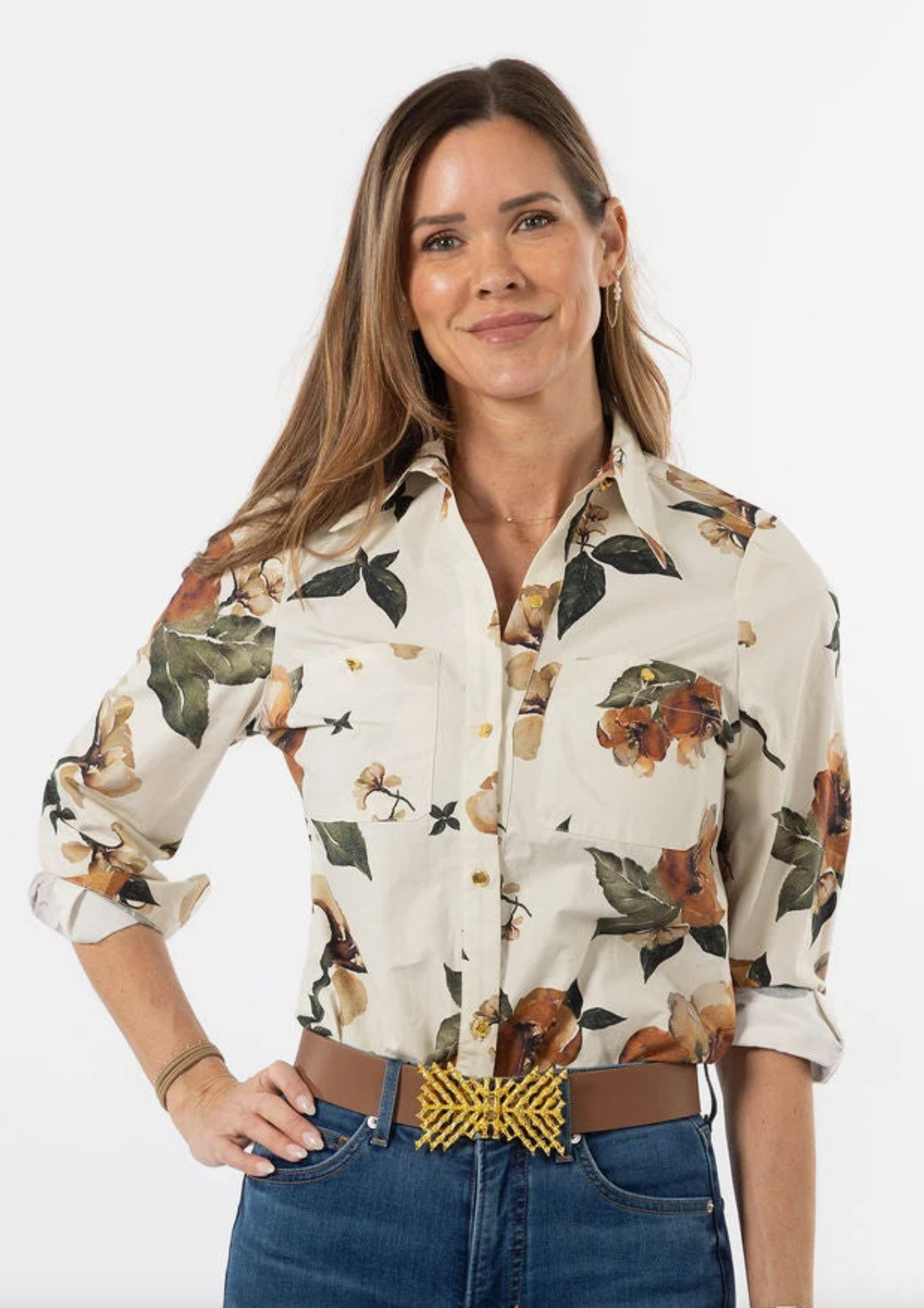Button Down - Magnolia