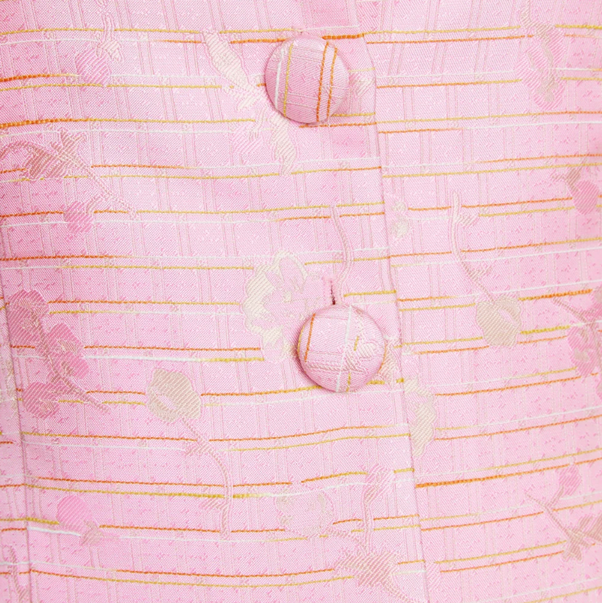 Cecilia Gown Pink Textured Dupioni