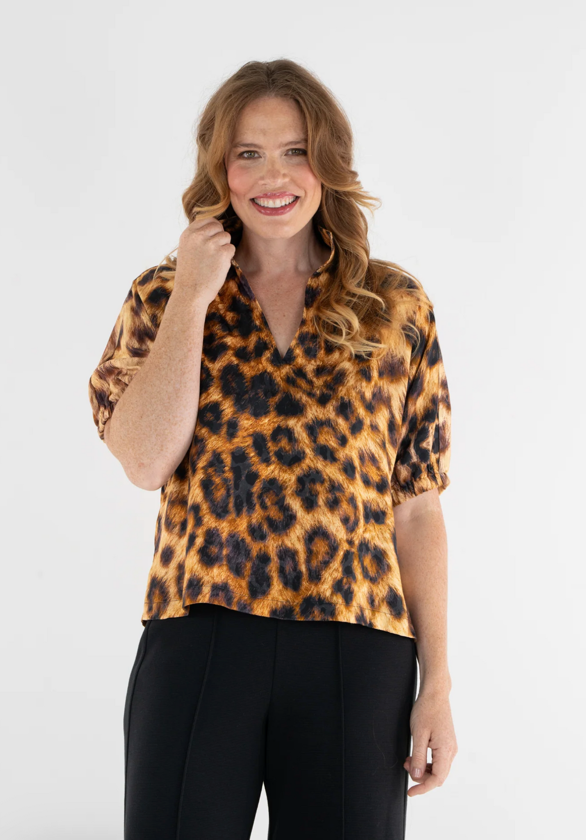 Poppy Top | Leopard