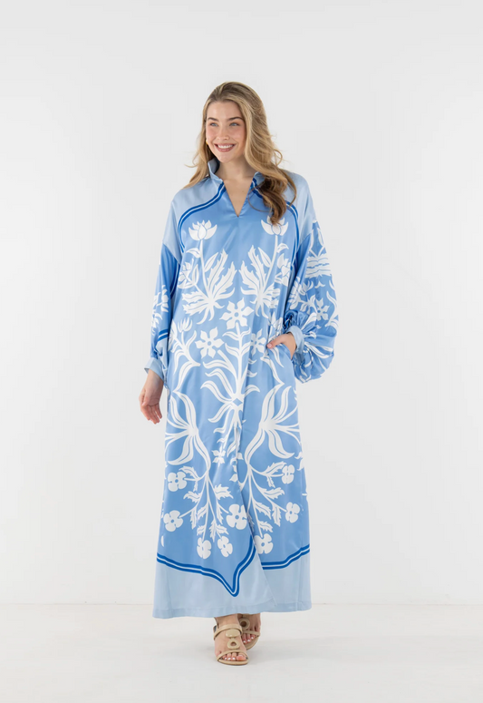 Fiona Dress | Dutch Tile
