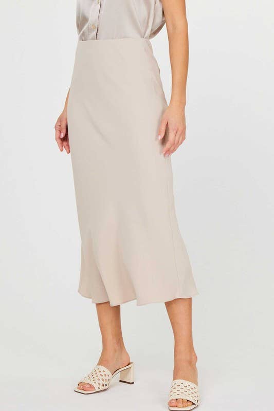 Slip Midi Skirt