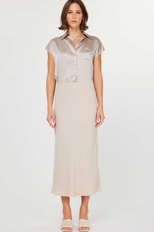 Slip Midi Skirt