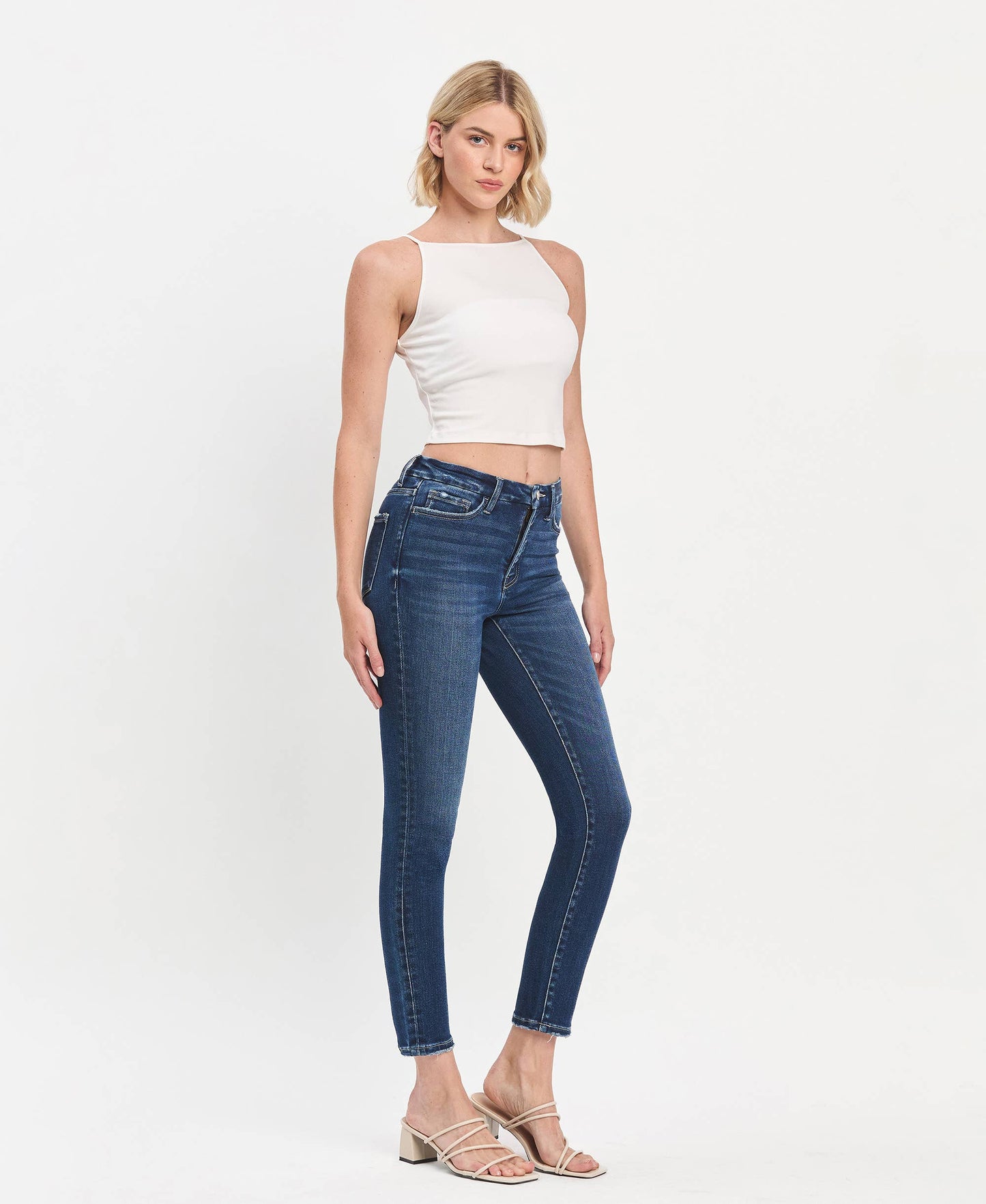 TUMMY CONTROL HIGH RISE SEAMLESS WB SKINNY JEANS
