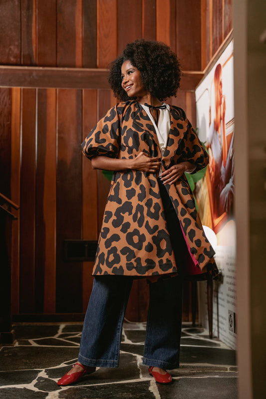 Crosby: Taryn Coat Leopard Den