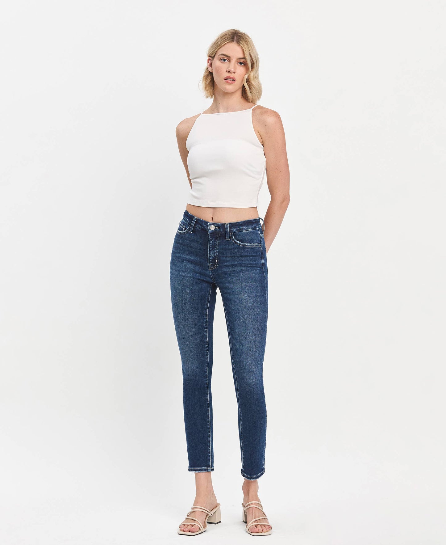 TUMMY CONTROL HIGH RISE SEAMLESS WB SKINNY JEANS