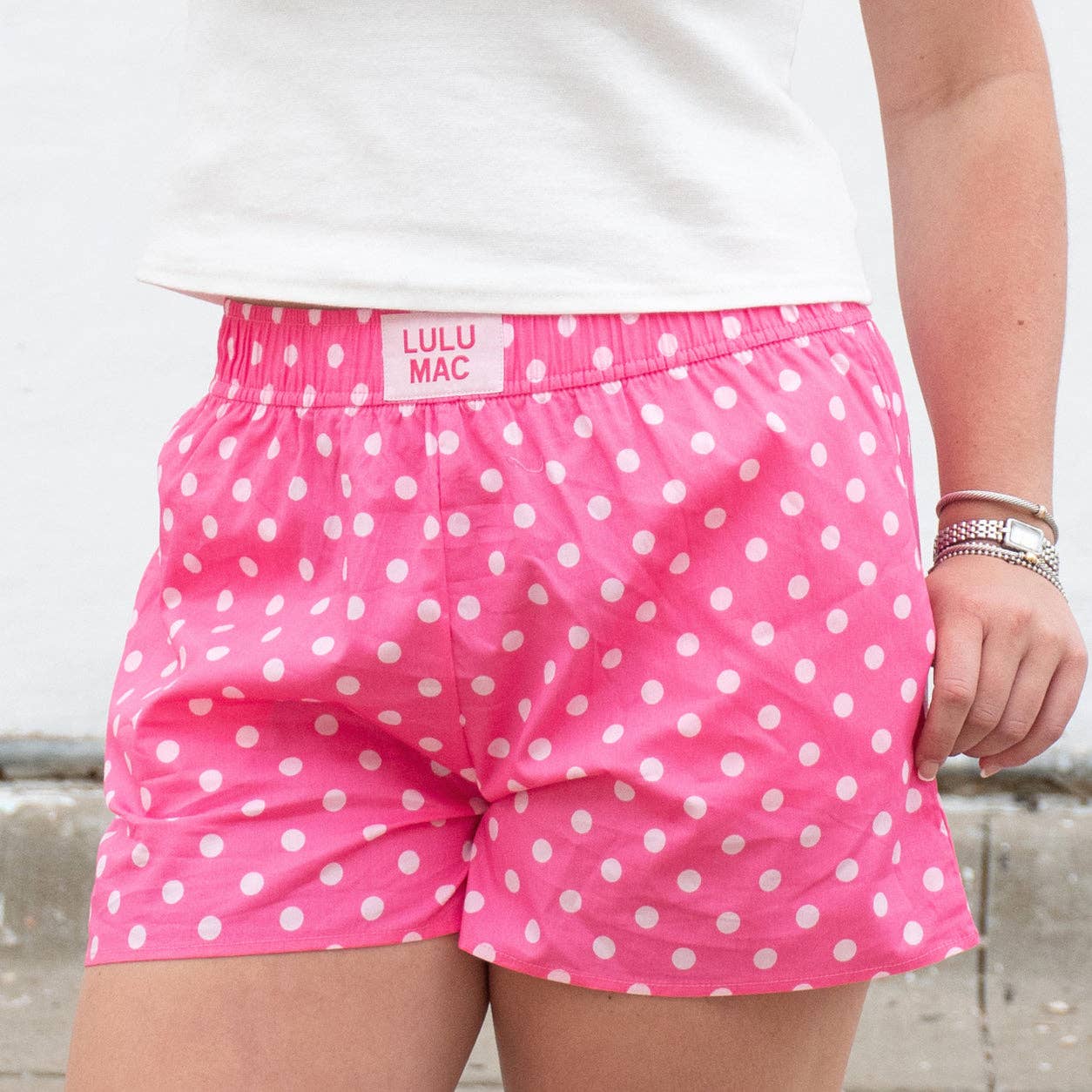 BXSPD-PINK/LIGHT PINK SM POLKA DOT LULU MAC