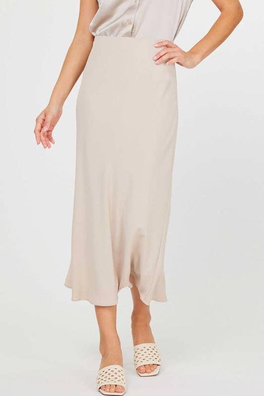 Slip Midi Skirt
