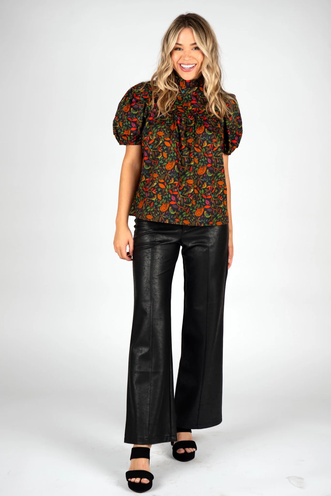 Winter Garden Short Sleeve Top